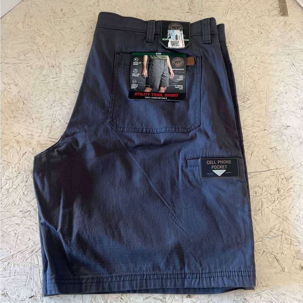 Weatherproof utility trail shorts